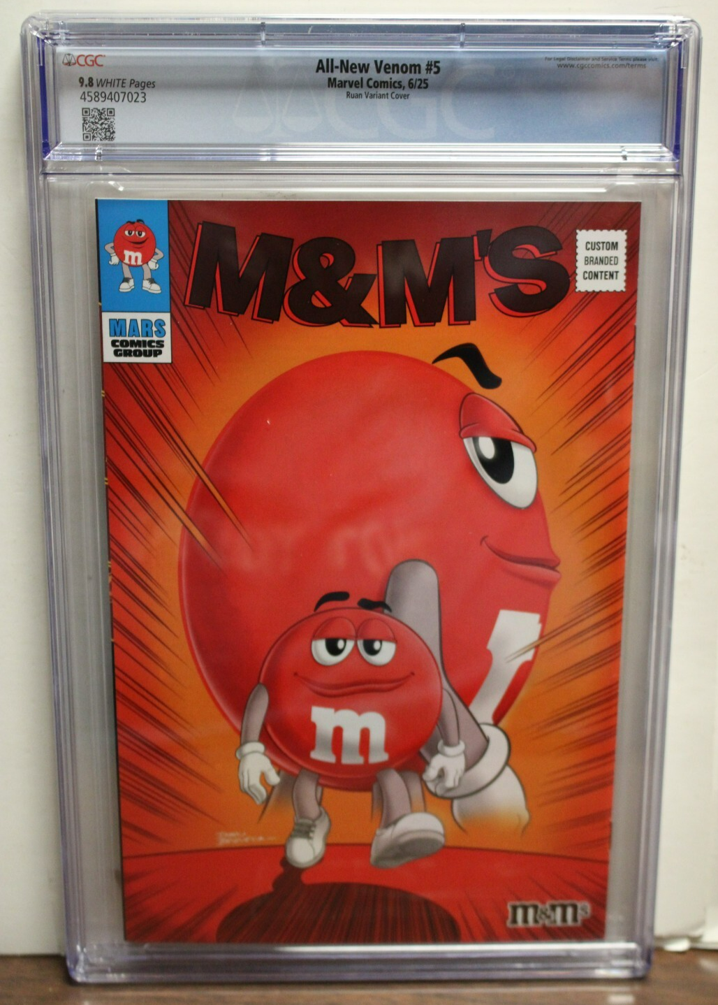 ALL-NEW VENOM #5 (2025) CGC 9.8 DIKE RUAN 1:25 Variant, Mary Jane 