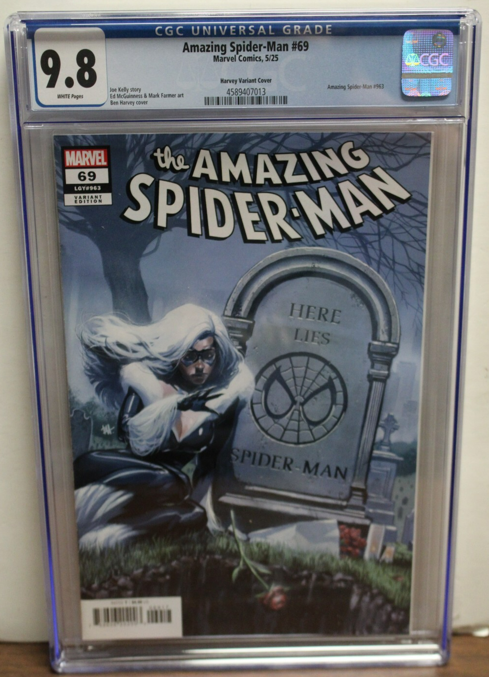 AMAZING SPIDER-MAN #69 (2025) CGC 9.8 1:25 Ben Harvey Variant Marvel