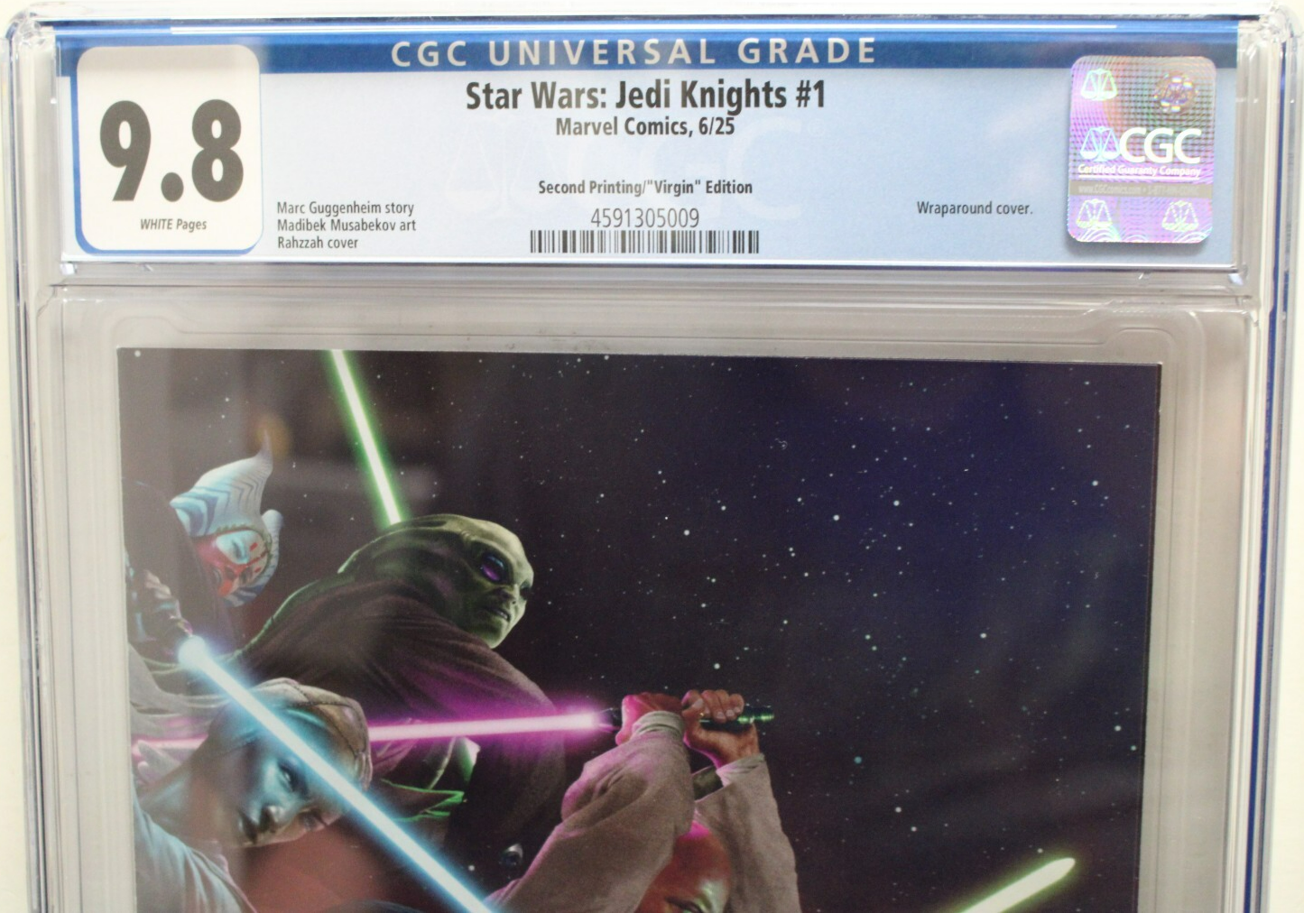STAR WARS: JEDI KNIGHTS #1 (2025) CGC 9.8, 2nd Print, Marc Guggenheim, Rahzzah