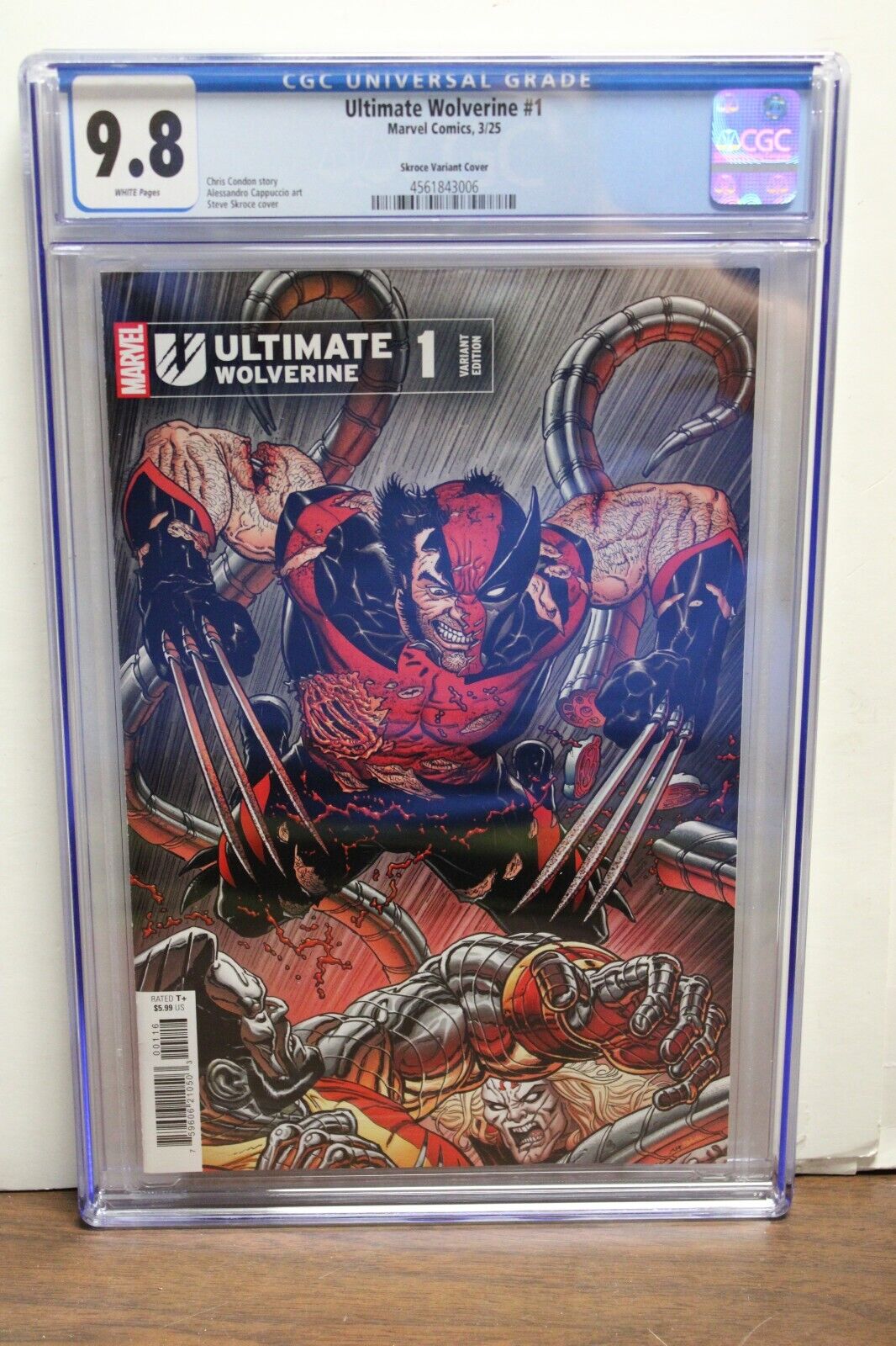 ULTIMATE WOLVERINE #1 (2025) CGC 9.8, Magik, Chris Condon, 1:25 Steve Skroce