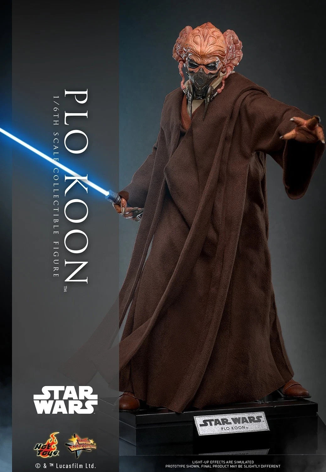 PLO KOON STAR WARS CLONE WARS HOT TOYS MMS785 SEALED