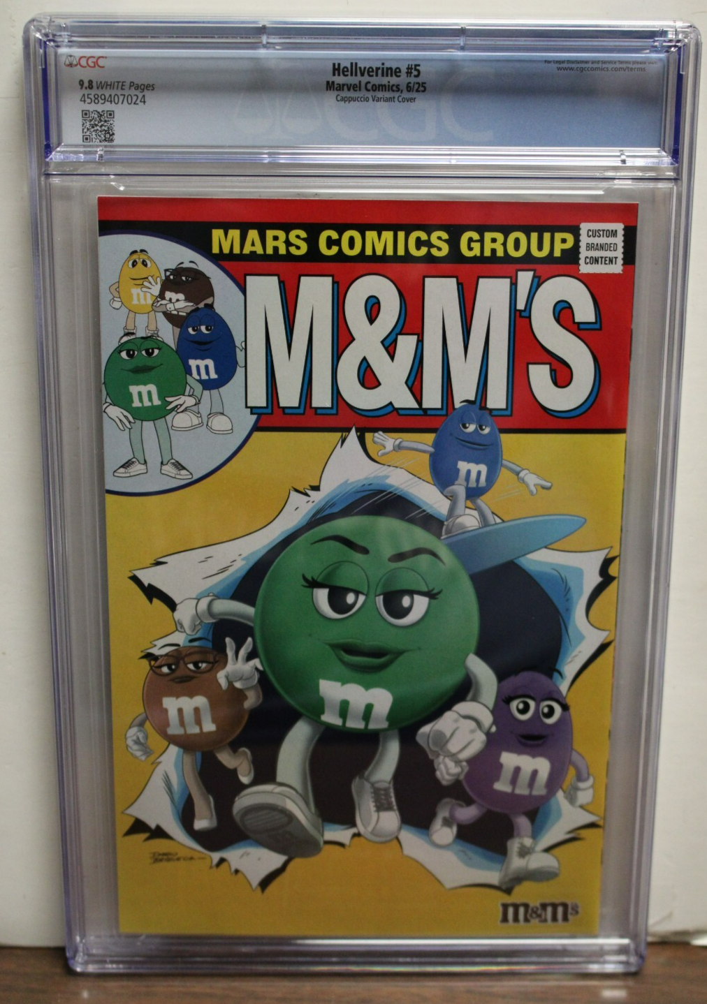 HELLVERINE #5 (2025) CGC 9.8, 1st Hell Hulk Cameo, Alessandro Cappuccio Variant