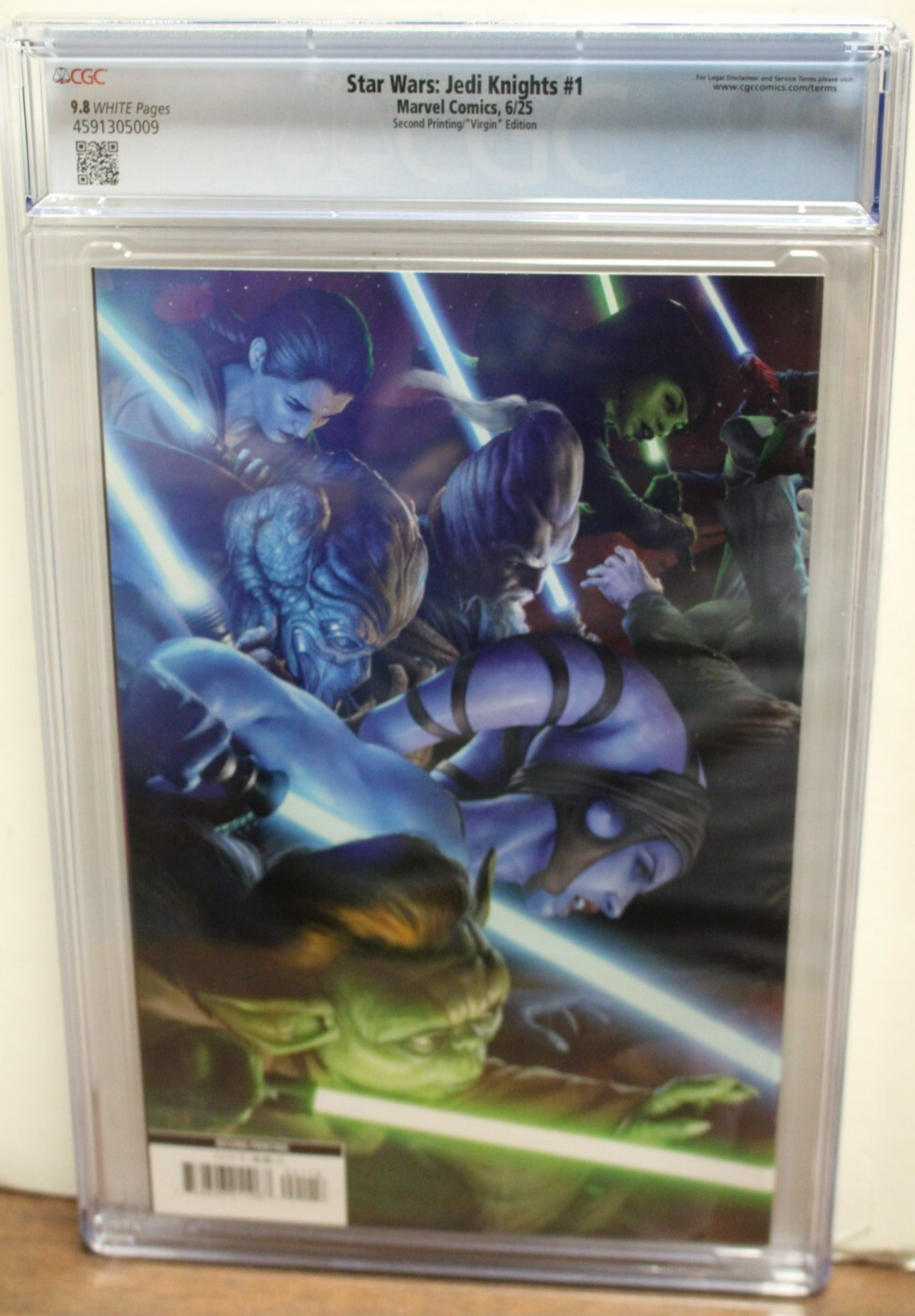 STAR WARS: JEDI KNIGHTS #1 (2025) CGC 9.8, 2nd Print, Marc Guggenheim, Rahzzah