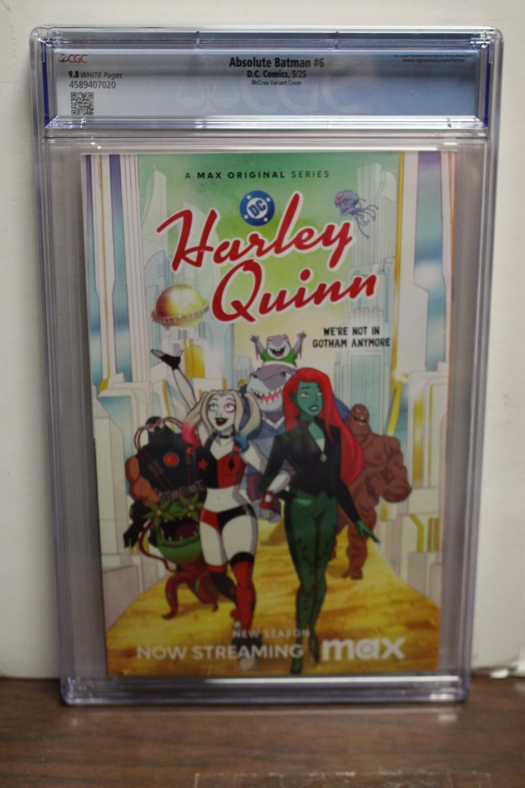ABSOLUTE BATMAN #6 (2025) CGC 9.8, 1:25 John McCrea