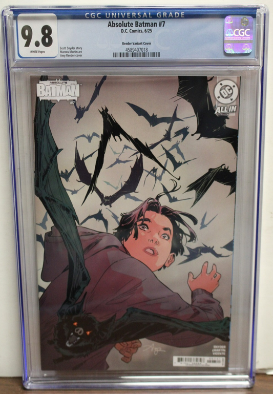 ABSOLUTE BATMAN #7 (2025) CGC 9.8, 1:25, Mr. Freeze, Scott Snyder, Amy Reeder