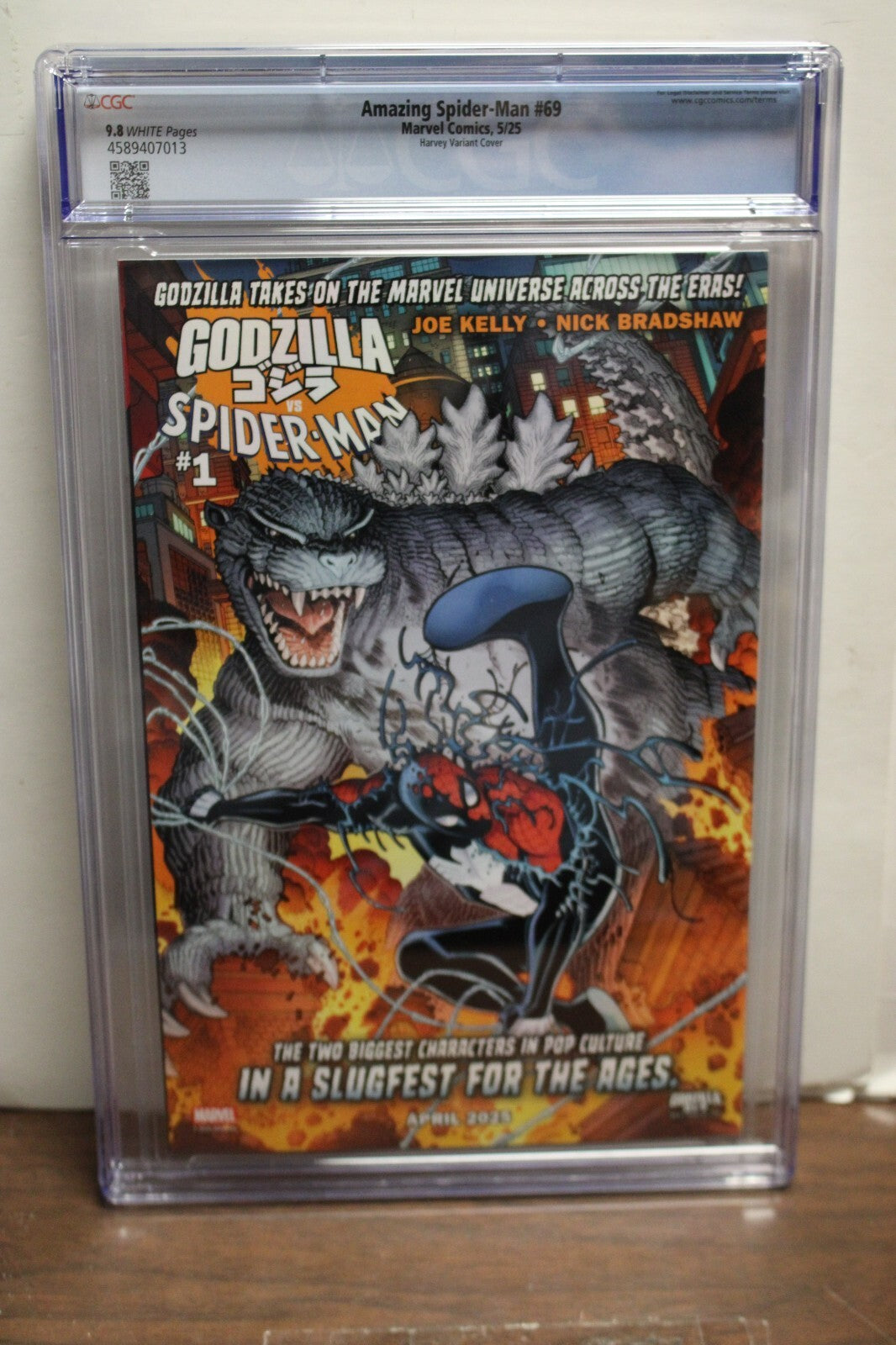 AMAZING SPIDER-MAN #69 (2025) CGC 9.8 1:25 Ben Harvey Variant Marvel