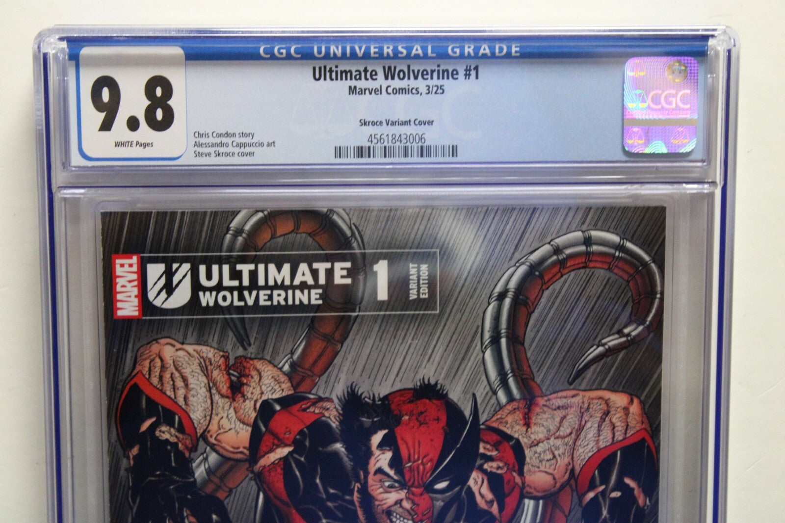 ULTIMATE WOLVERINE #1 (2025) CGC 9.8, Magik, Chris Condon, 1:25 Steve Skroce