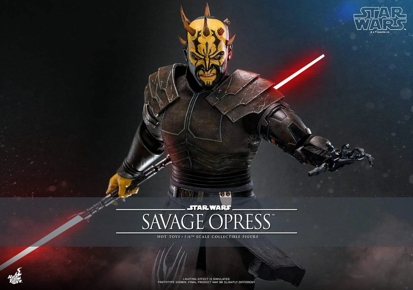 HOT TOYS Star Wars The Clone Wars Savage Opress TMS136 ⅙ Sixth Scale