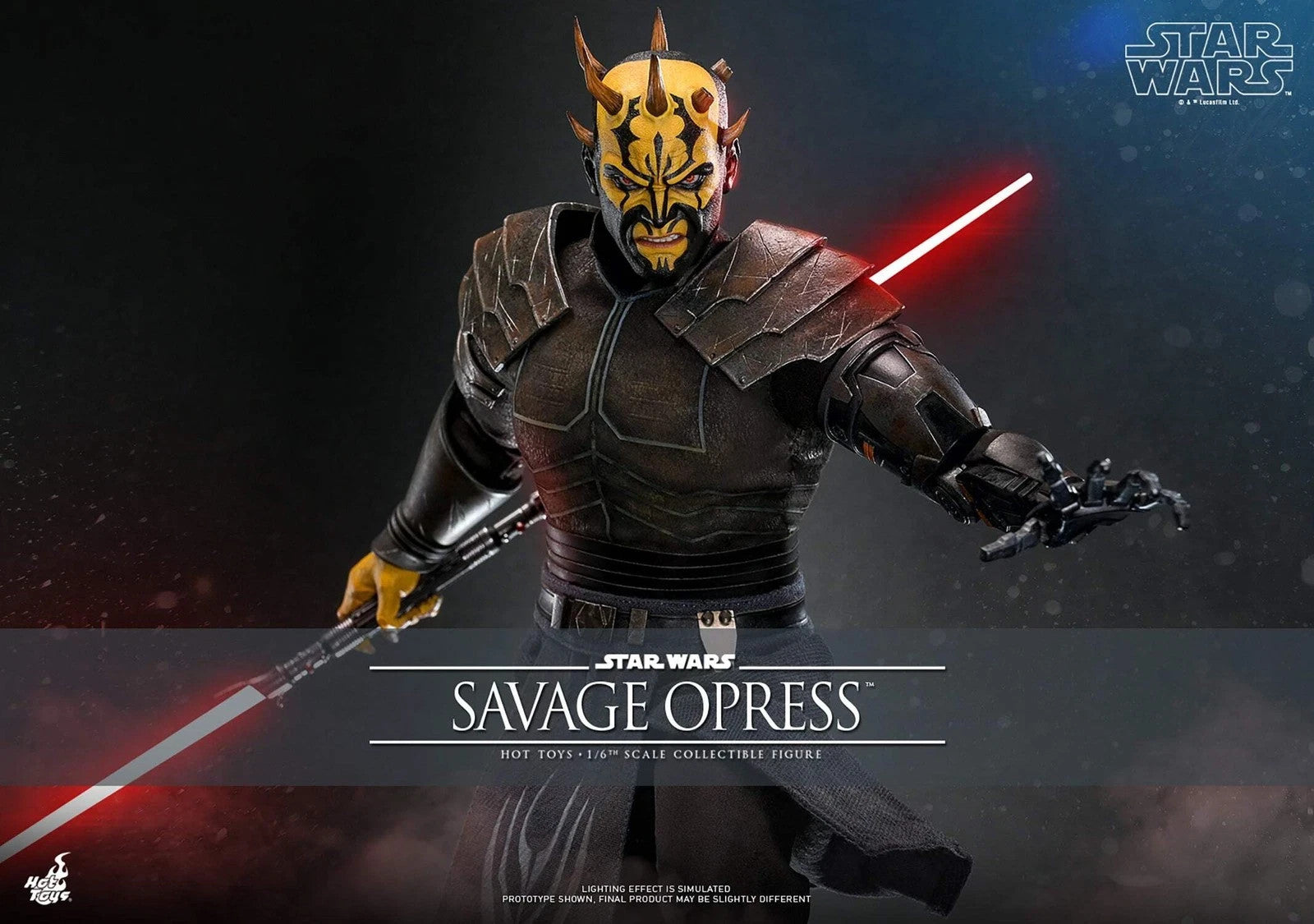 HOT TOYS Star Wars The Clone Wars Savage Opress TMS136 ⅙ Sixth Scale