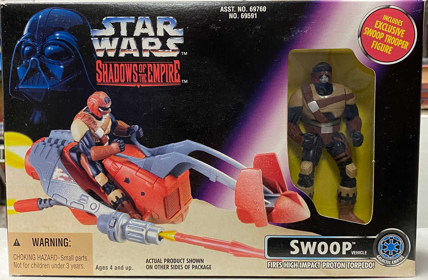 Kenner: Star Wars: Shadows of the Empire: Swoop Vehicle with Swoop Trooper
