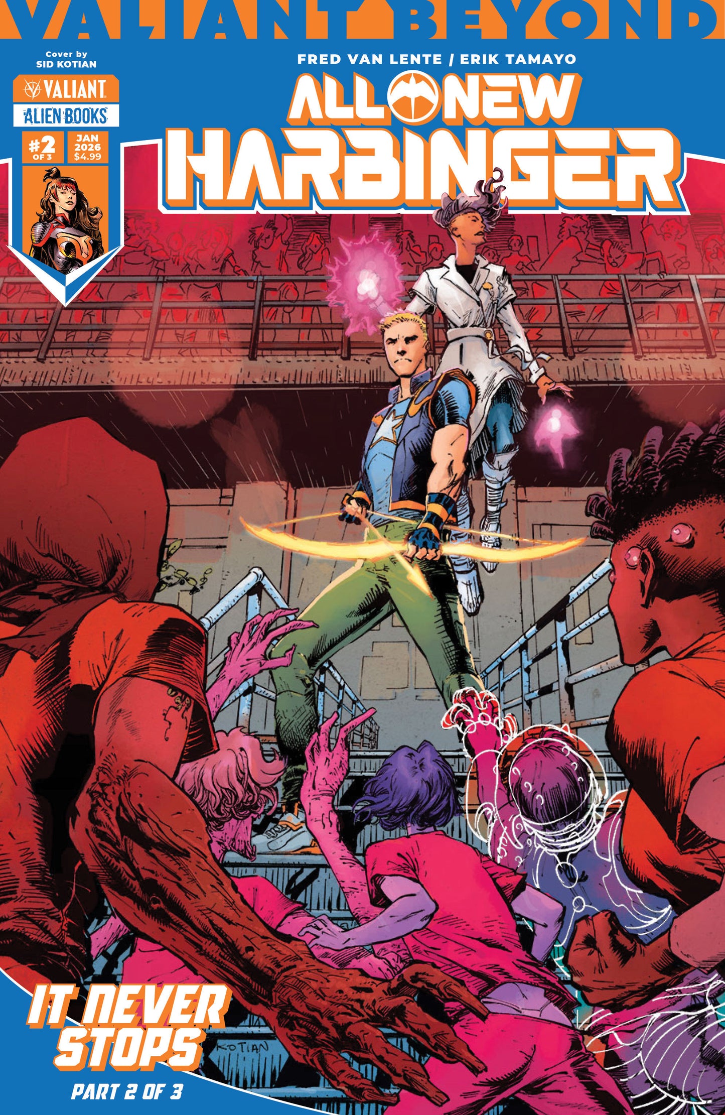 Valiant Beyond: All New Harbinger #5  It Never Stops #2 Variant B (Kotian)