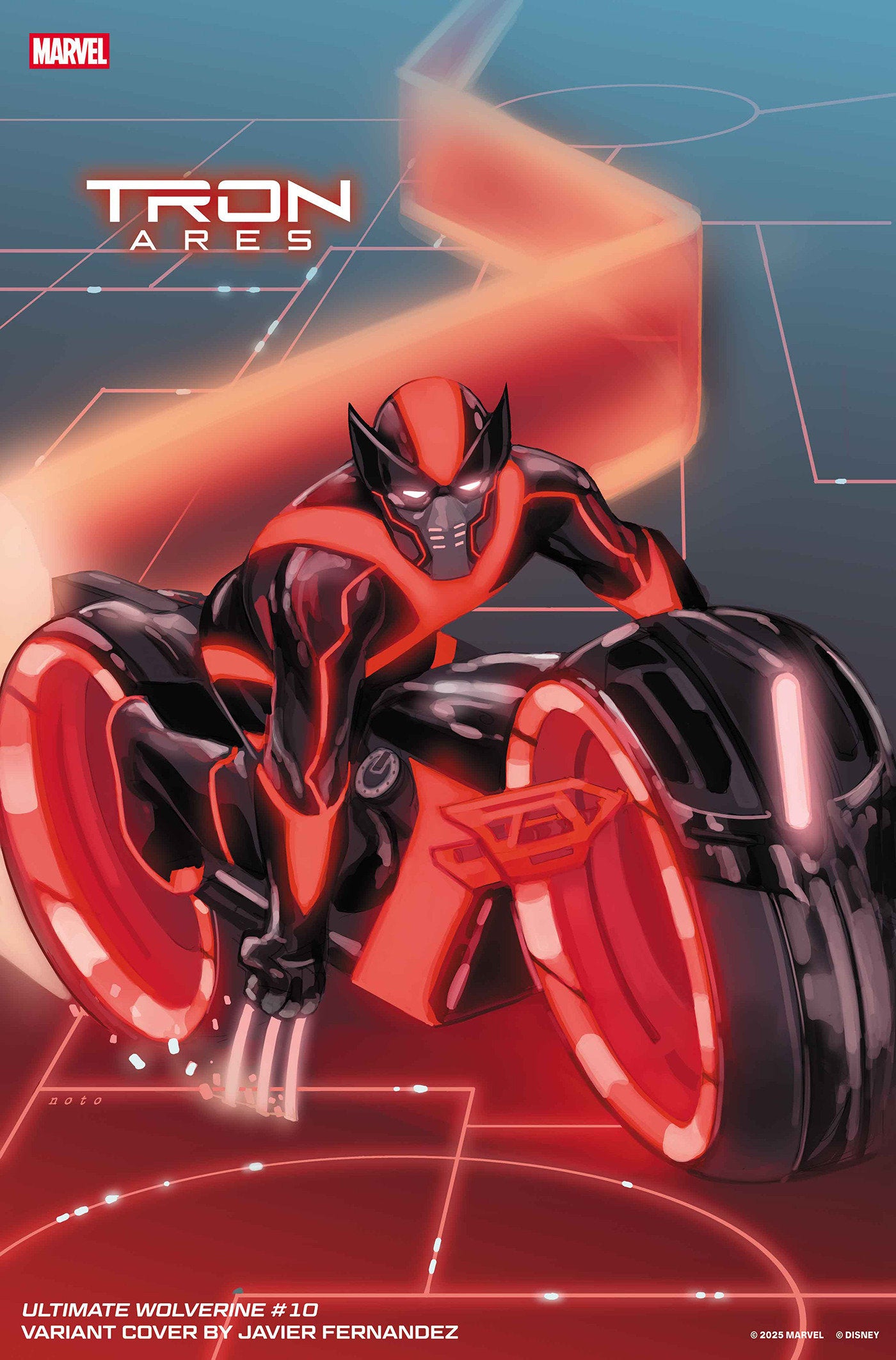 Ultimate Wolverine #10 Phil Noto Tron: Ares Variant