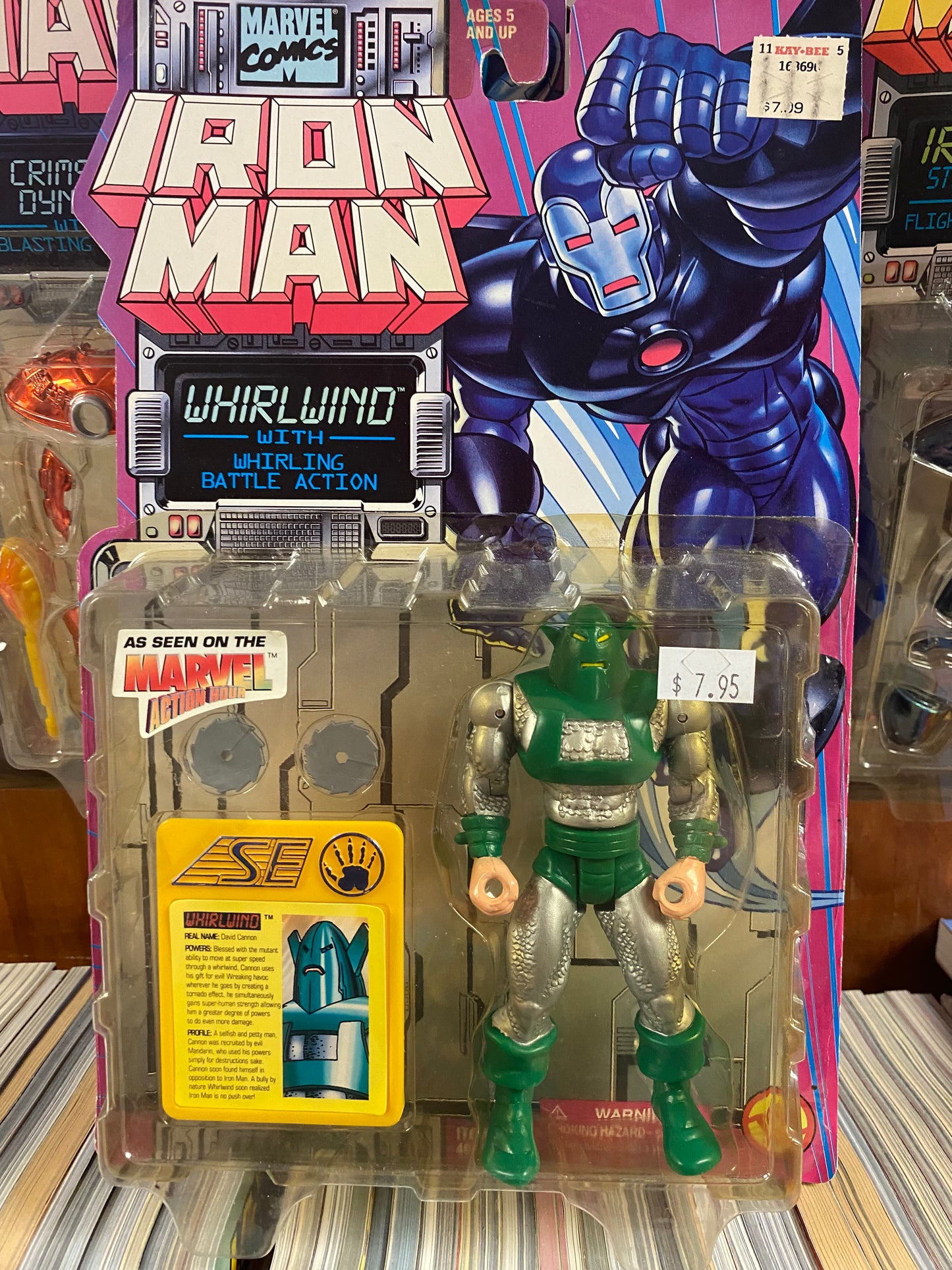 Toy Biz: Iron Man: Whirlwind (w/ Whirling Battle Action)