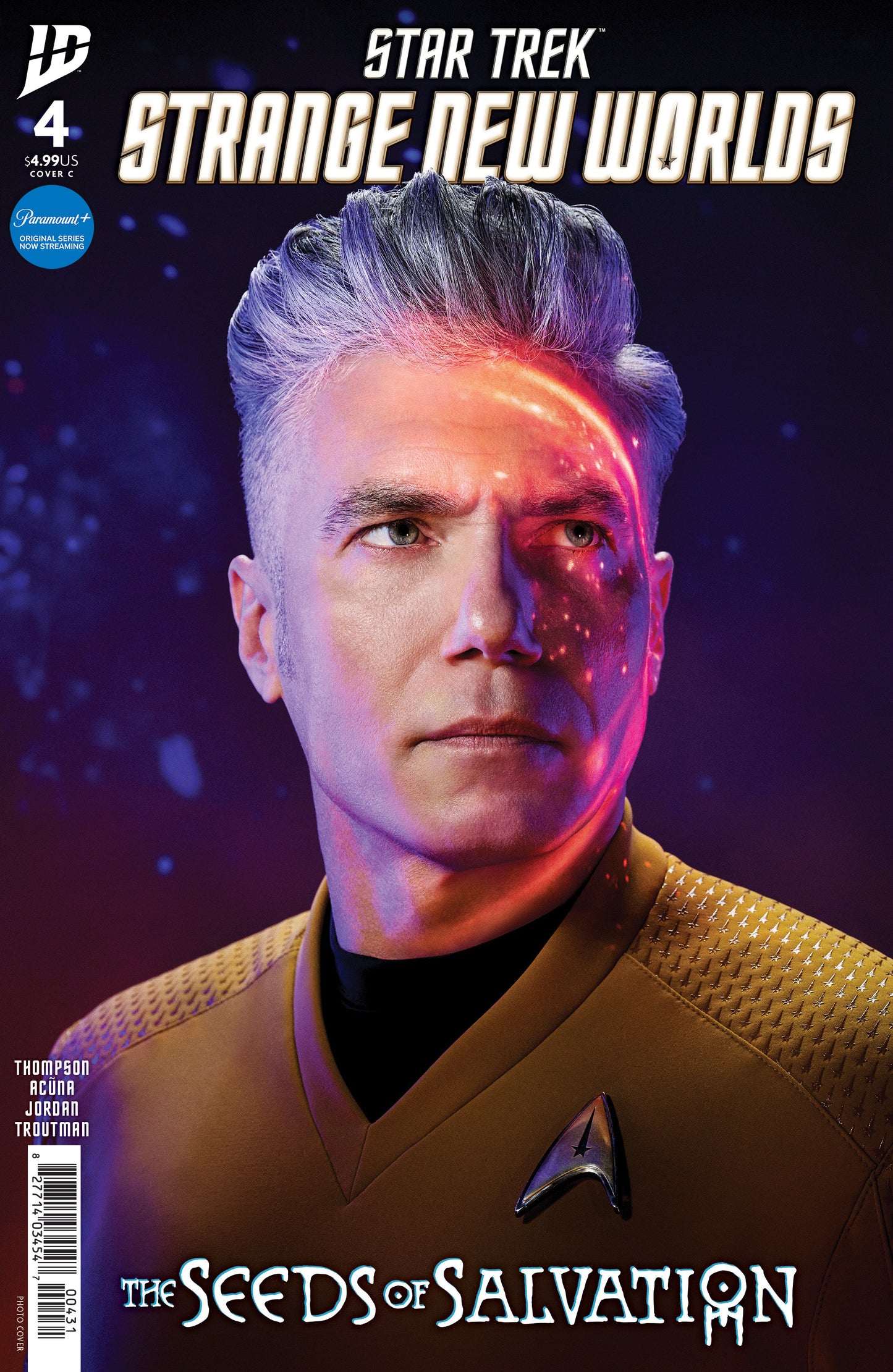 Star Trek: Strange New Worlds  The Seeds Of Salvation #4 Variant C (Photo Variant)