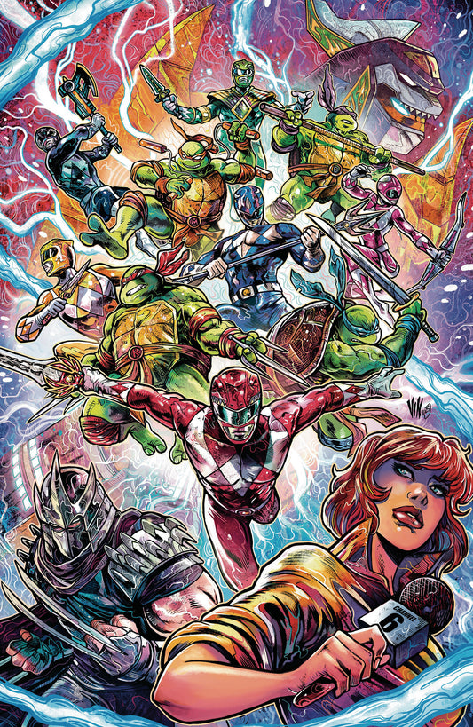 Mighty Morphin Power Rangers/Teenage Mutant Ninja Turtles III #3 L 1:5 Variant Edition (Full Art, Cardstock, Riccardi)