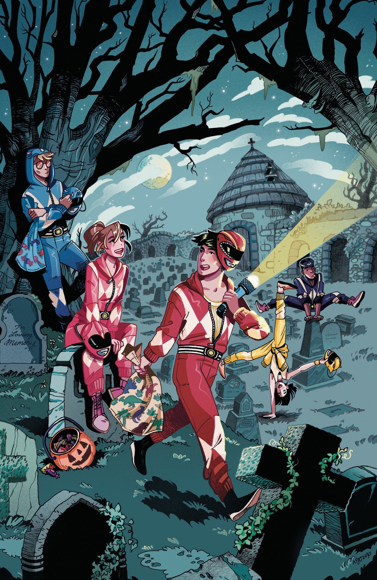 Mighty Morphin Power Rangers Halloween Special #1 F Unlimited Variant (Full Art, Goux)