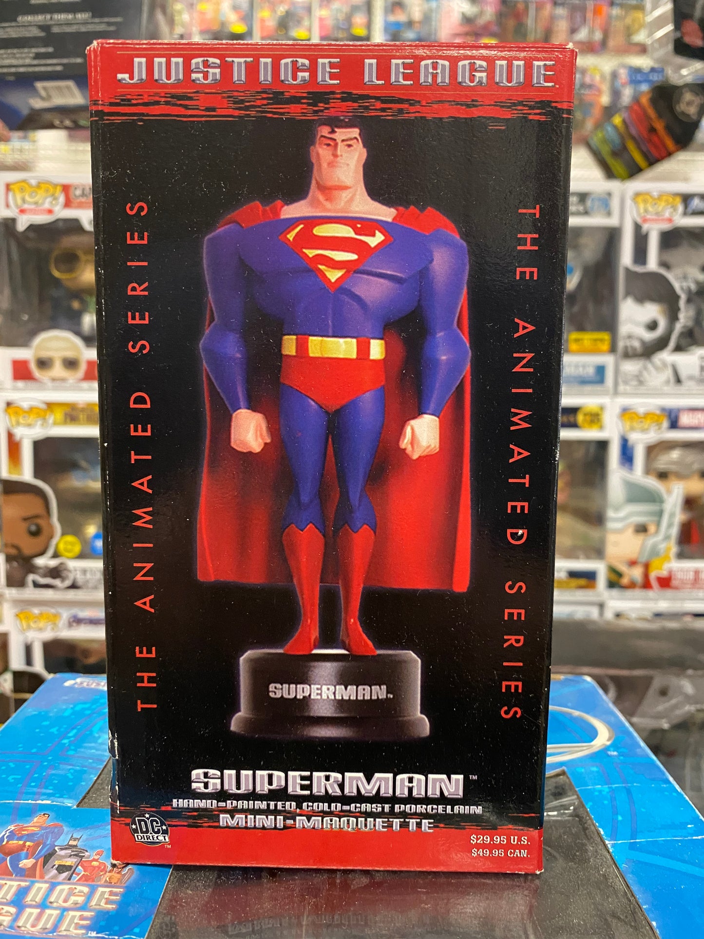 DC Direct: Justice League: Superman The Animated Series: Superman (Mini Maquette)