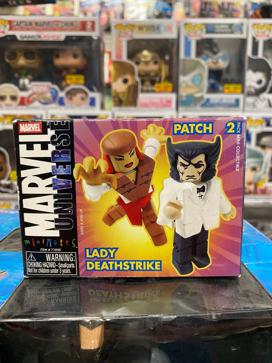 Diamond Select Toys: MiniMates: Patch and Lady Deathstrike