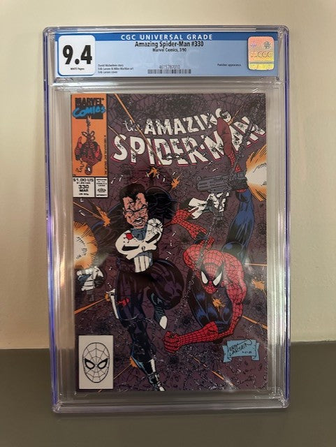 Amazing Spider-Man #330 (1990) - CGC 9.4 - Punisher Appearance