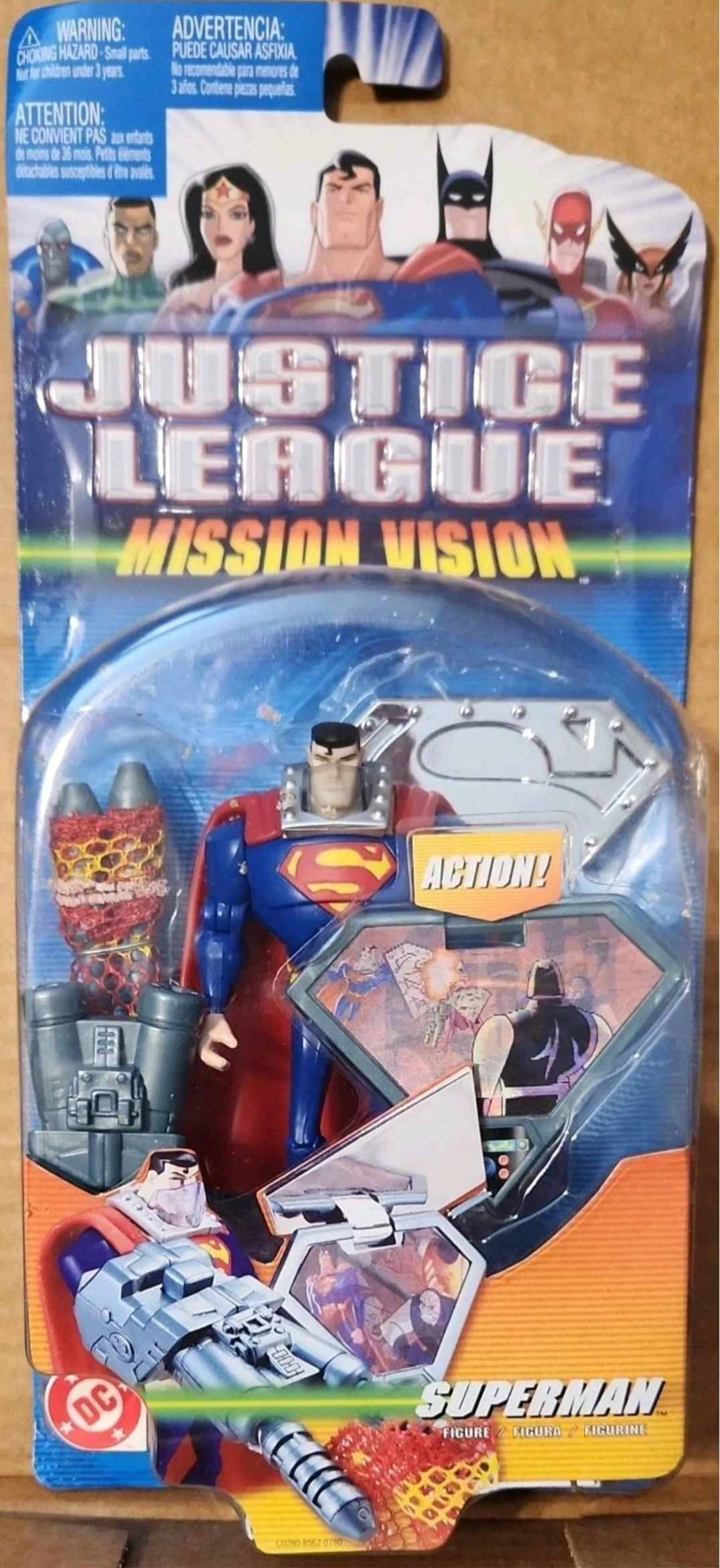 DC: Justice League: Mission Vision: Superman (Net Launcher)