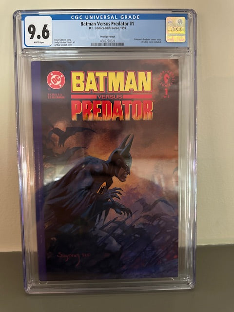 Batman Vs. Predator #1 (1991) - CGC 9.6 - Dark Horse
