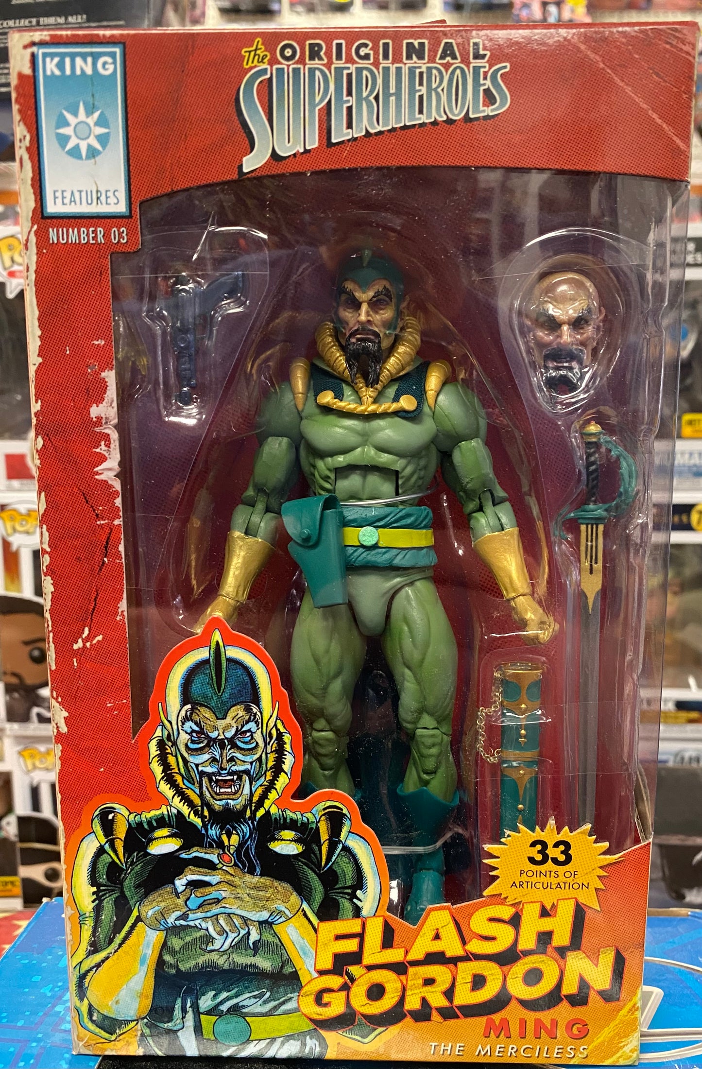 Neca: The Original Superheroes: Flash Gordon: Ming The Merciless