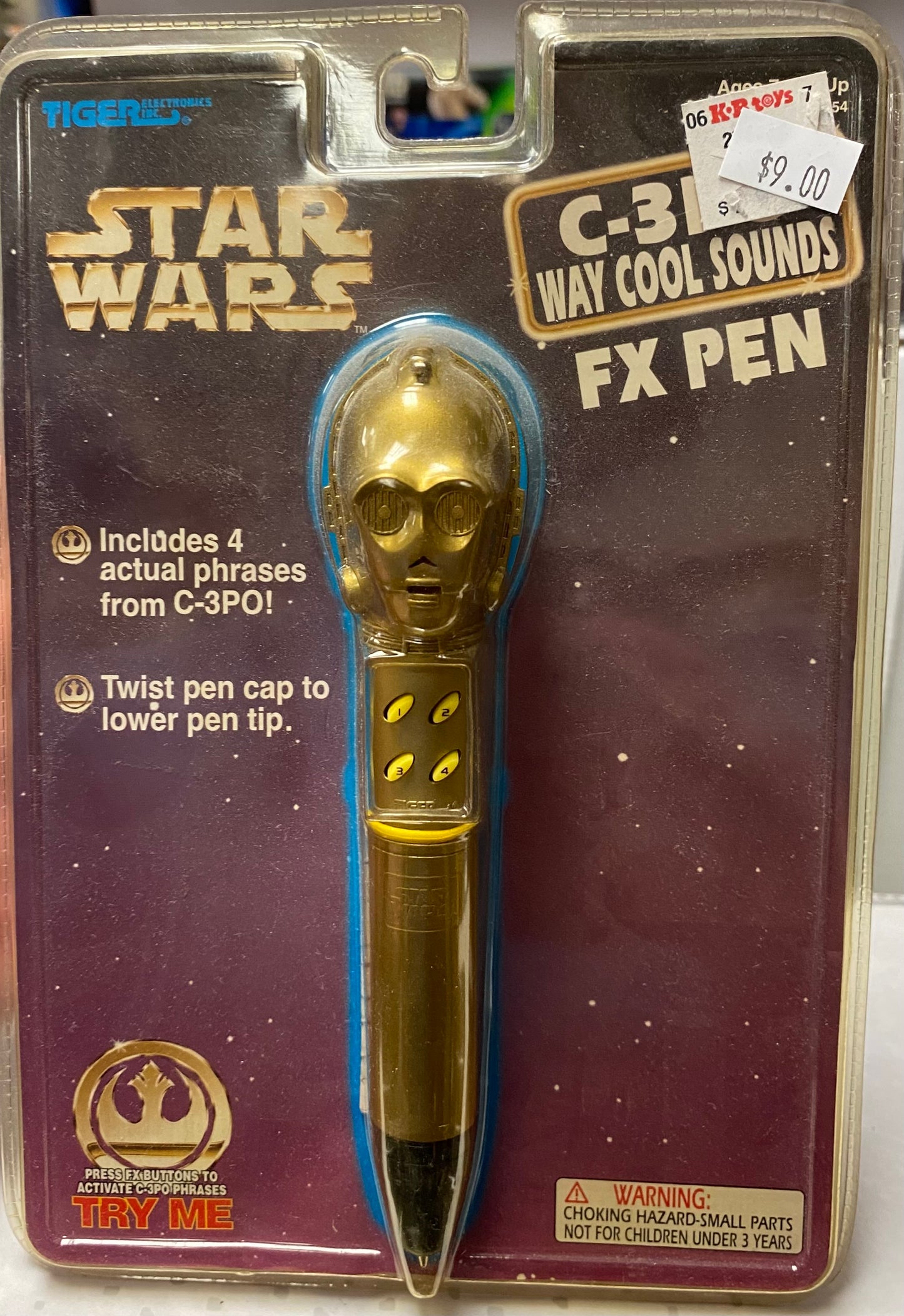 Tiger Electronics: Star Wars: C-3PO FX Pen