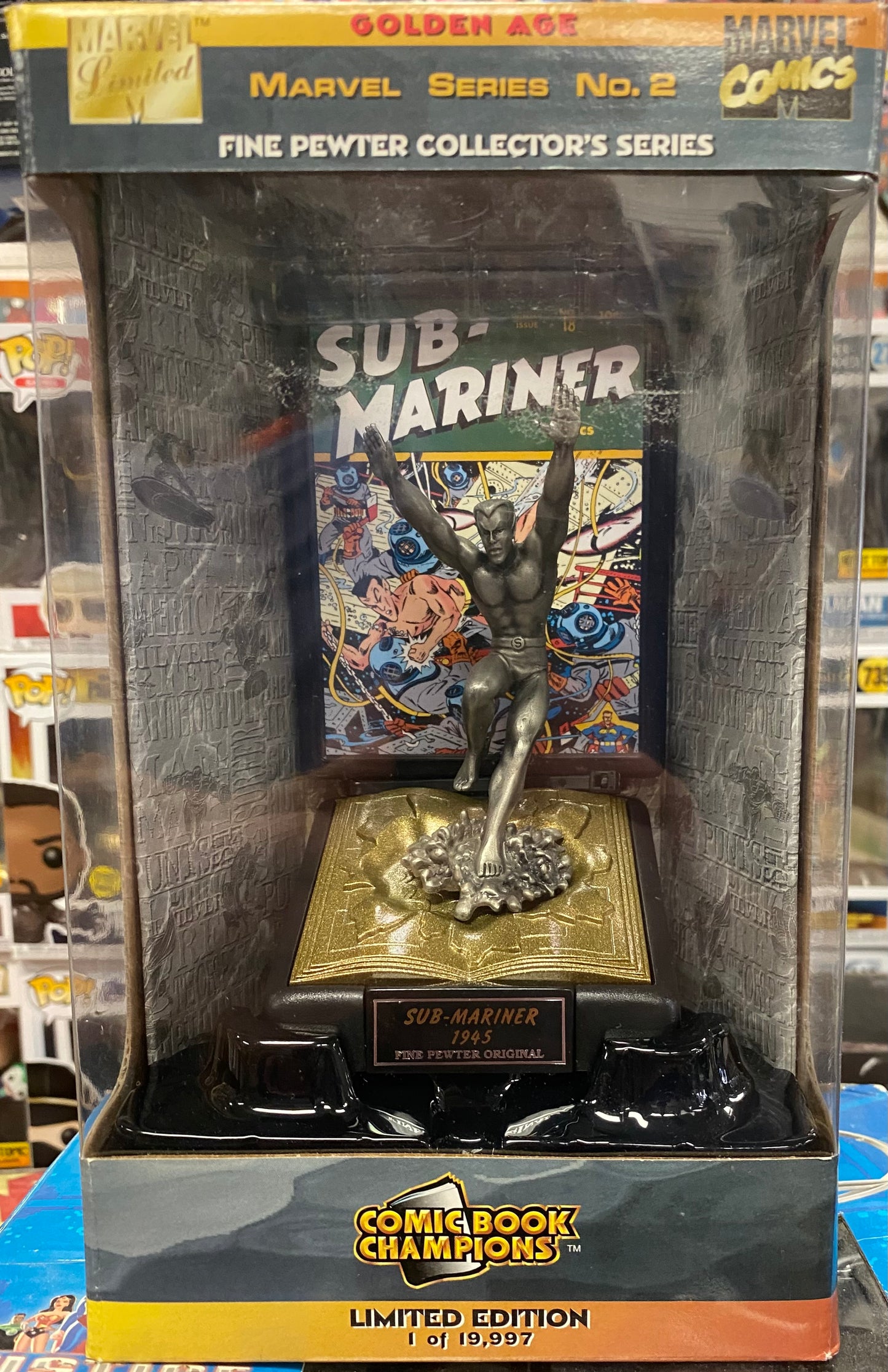 Comic Book Champions: Marvel: Sub-Mariner Limited Pewter Figure