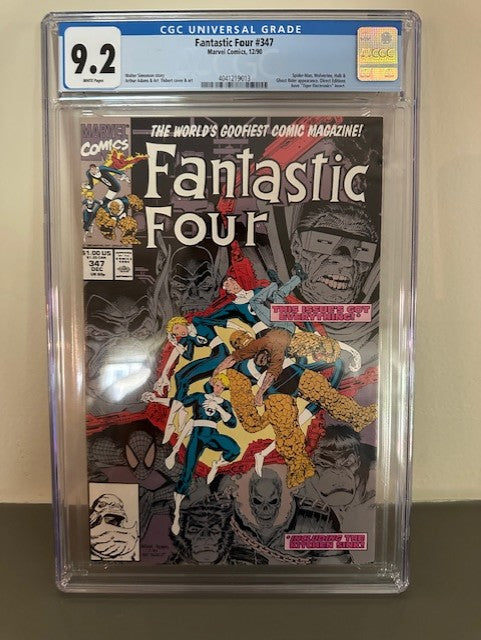 Fantastic Four #347 (1990) - CGC 9.2 - Direct Edition with Tiger Electronics Insert
