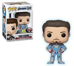 Funko Pop! Exclusive (Glow In The Dark) Iron Man Tony Stark Quantum Realm Suit #449