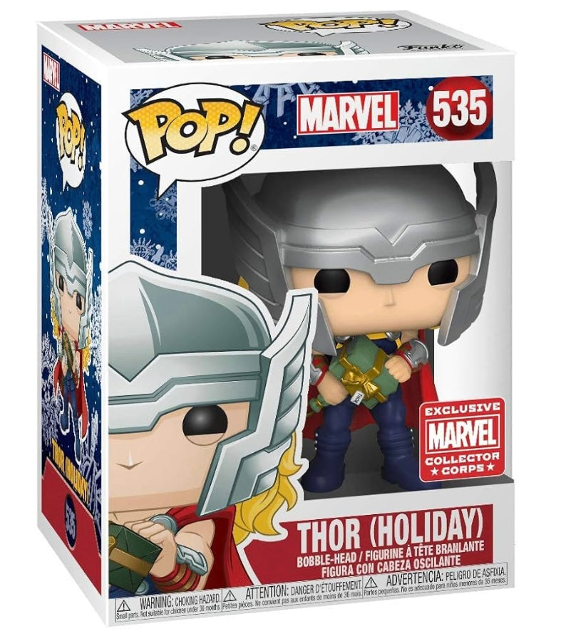 Funko Pop! Exclusive Marvel Collector Corps #535 Thor (Holiday)
