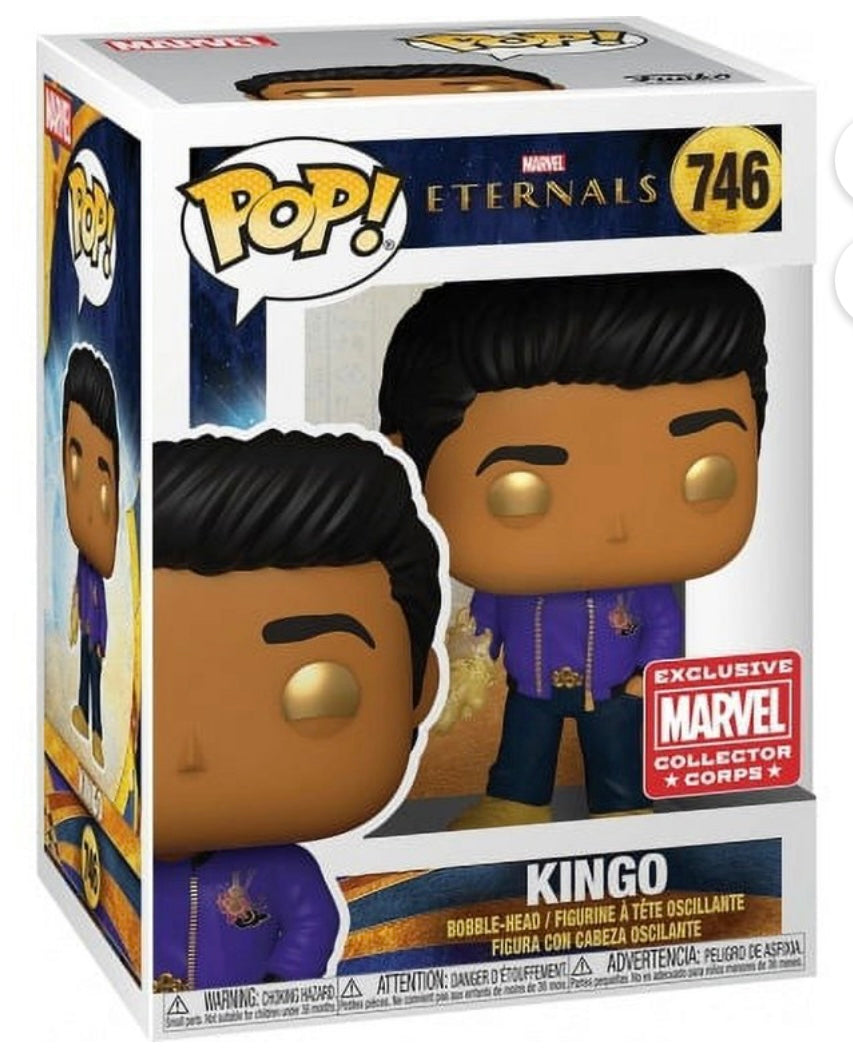 Funko POP! Marvel Collector Corps Exclusive Eternals - Kingo #746