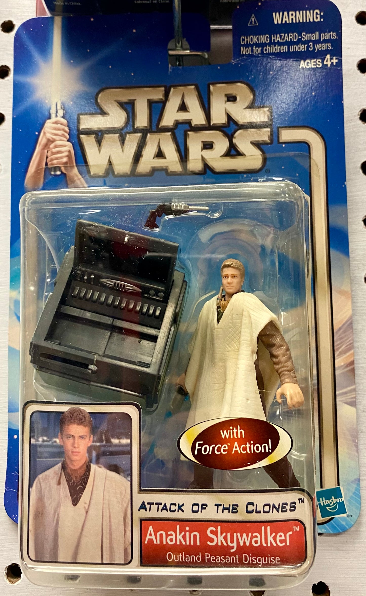 Star Wars: Attack of the Clones: Anakin Skywalker Outland Peasant Disguise W/Removable Poncho, Blaster & Storage Container