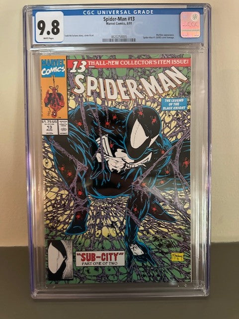 Spider-Man #13 (1991) - CGC 9.8 - Morbius Appearance - Spider-Man #1 cover Homage