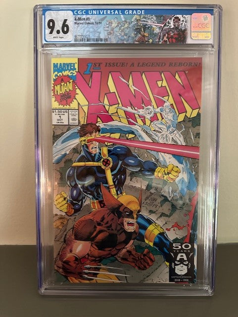 X-Men #1 (1991) - CGC 9.6 - Cyclops-Wolverine Cover